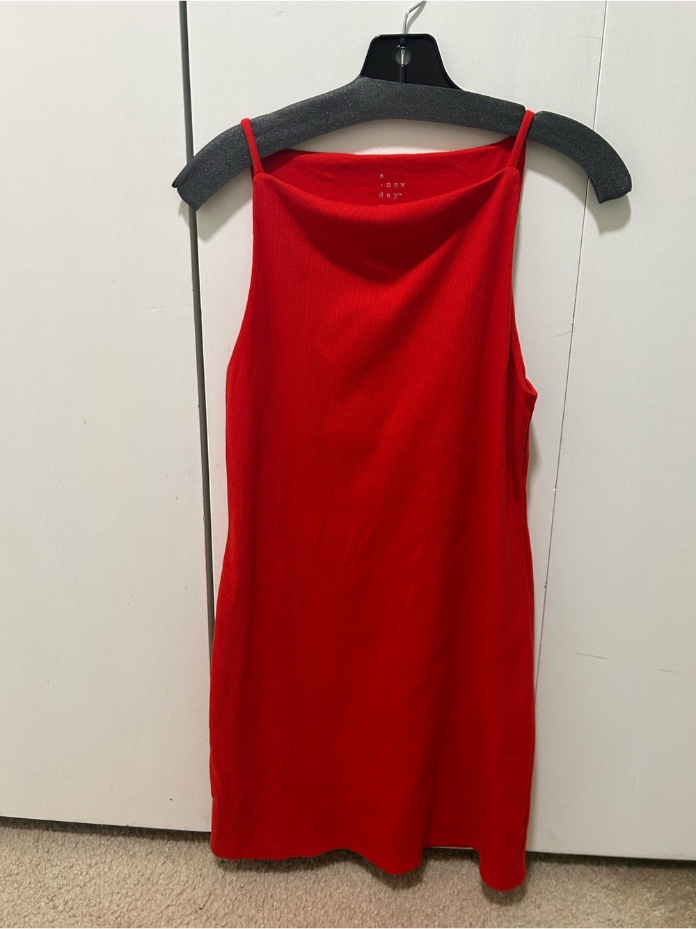 a new day Target Red Crewneck Dress